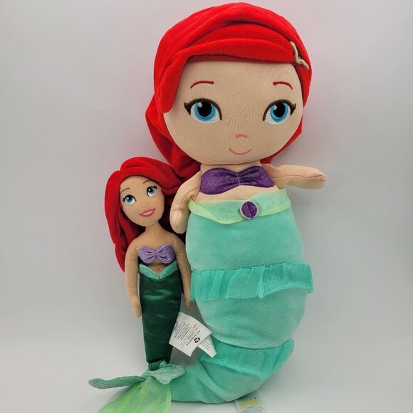 Disney Other - Disney Baby Ariel Lot of 2 The Little Mermaid Plush Doll by Soft Toy Cloth Doll
